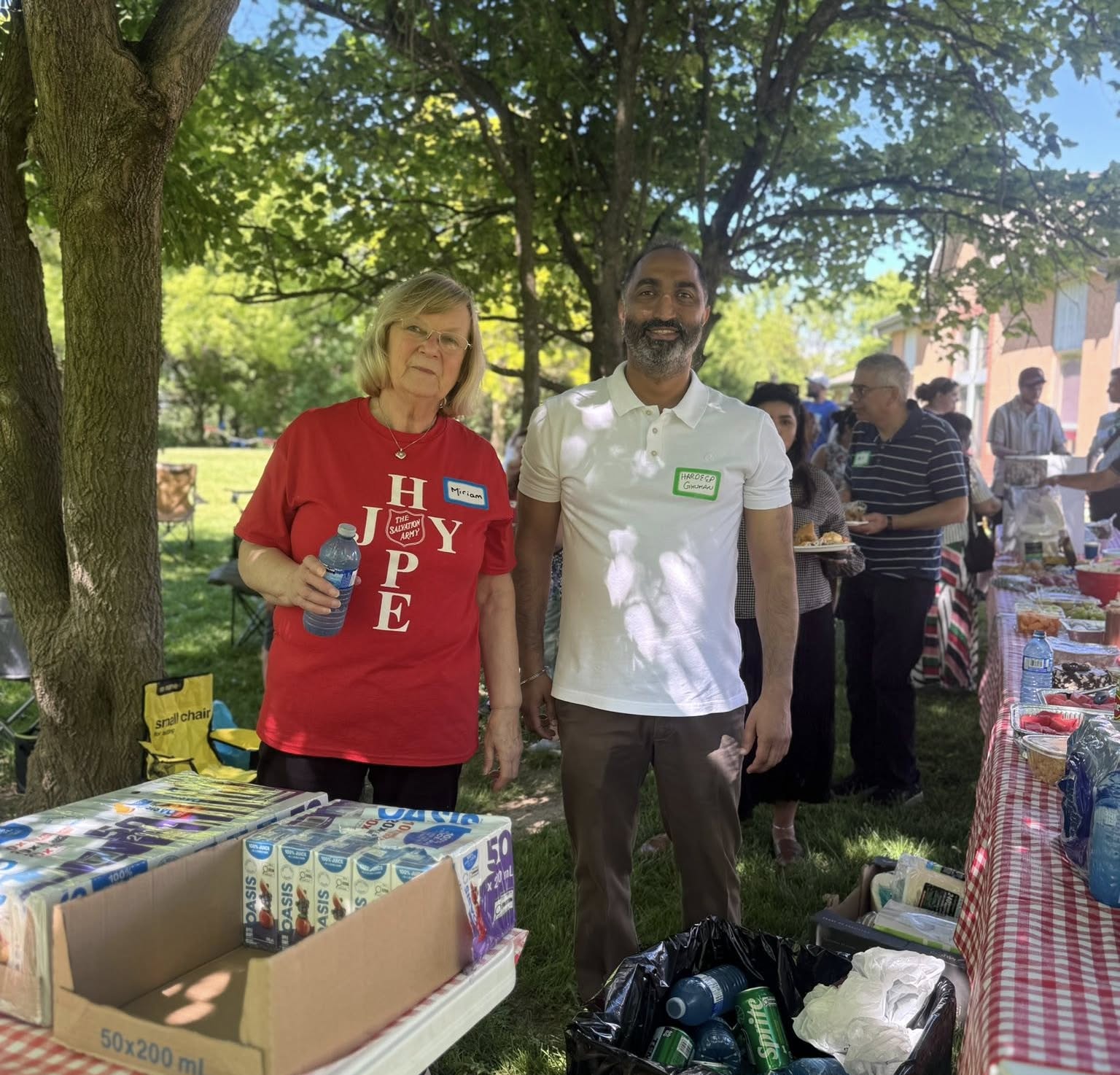 Campaign volunteers or community contact photo