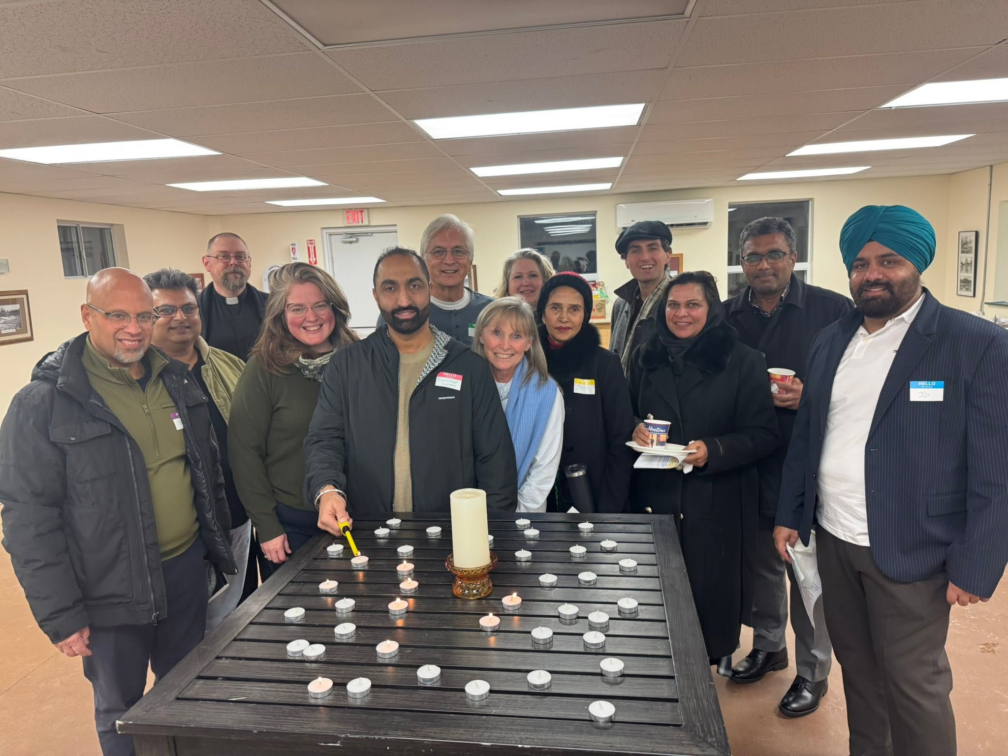 Hardeep Ghuman at a local Ward 4 event