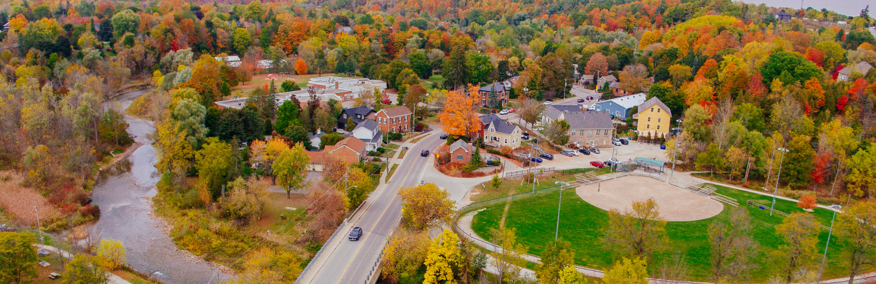 Heritage farm landscape in Halton Hills